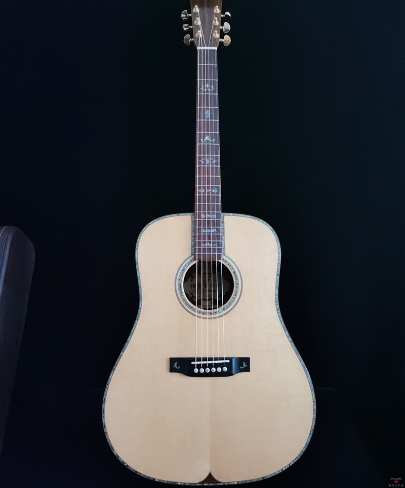 手工吉他 - 悟空吉他坊 - 型号WK-018-D - 5A级印玫 - 手工吉他实拍